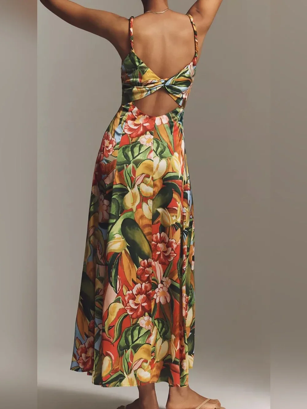 Farm Rio x Anthropologie Sweetheart Maxi Dress, Size XS, Retail Price $238.00 US
